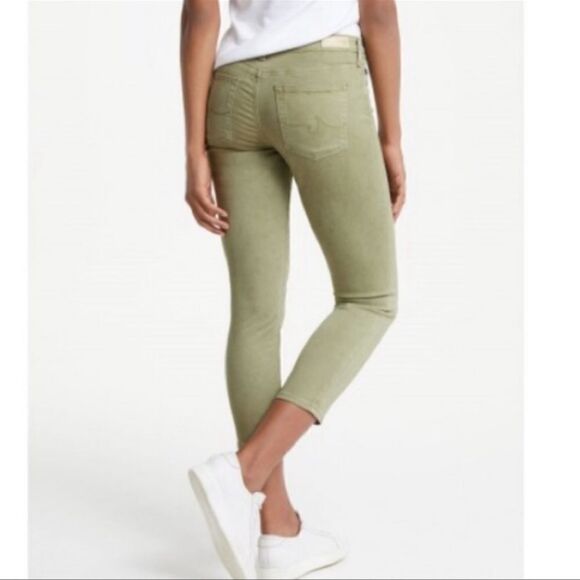 AG ‘The Prima Crop’ Mid-Rise Cigarette Pant - Sulfur Dry Cypress - Picture 1 of 9